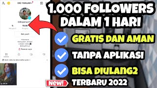 GRATIS CARA MENAMBAH FOLLOWERS TIKTOK PERMANEN TANPA APLIKASI - TAMBAH FOLLOWERS TIKTOK DENGAN CEPAT