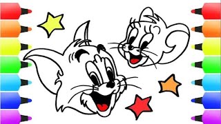 Tom and Jerry Drawing,Coloring and Painting for Kids &Toddlers,1