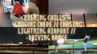 NEWTOWN Gnocchi Crêpe | Chasing LIGHTNING at Sydney Airport | Moore Park Driving Range | Thesydexp