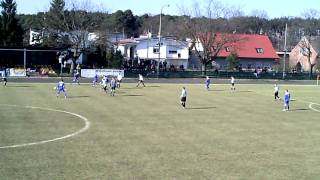 Pogoń Skwierzyna - Carina Gubin 3:1. Bramka na 3:1 Marcin Żeno