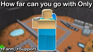 How far can you go with Tweeter (+Farm, +Support) | Roblox Tower Battles