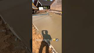 Concreting an oversite the easy way🤩 #satisfying #bricklaying #satisfyingvideo #building