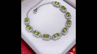 Peridot Birthstone Bracelet, Protection Bracelet