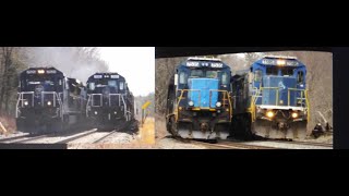 HD Pan Am Railways Action on District 2 Includes Friendly Crews Meets & More Late to End March 2022