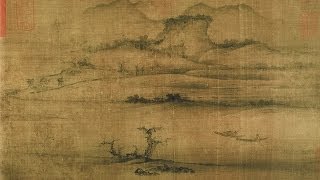 Vladimir Trmčić - Autumn Landscape in the Mist (Jesenji pejzaž u magli), sumi-é for two harps