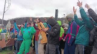 Mobilisation anti JO d'hiver 2030, rond-point d'Ikea à Saint-Martin-d'Hères, 6 janvier 2024 (1)