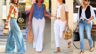 👉 Elegant Vest Outfits for Women Over 60 | Women's Fashion Trends 2024