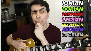 Major Scale Modes Made Easy (You've Been Doing It Wrong..)