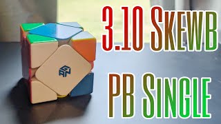 3.10 Skewb PB Single • Solve Reconstruction