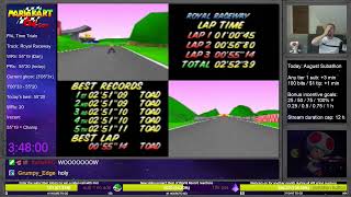 [#1] Mario Kart 64 - World Record on Royal Raceway - 55"14 (NTSC: 45"86) by Matthias Rustemeyer