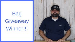 Bag Giveaway Winner!!!