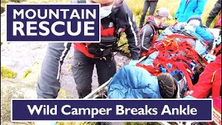 101. Wild Camper Breaks Her Ankle - Needs Mountain Rescue