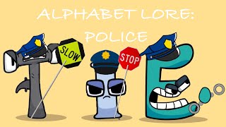 Alphabet Lore but they all police #alphabetlore #alphabet #abc