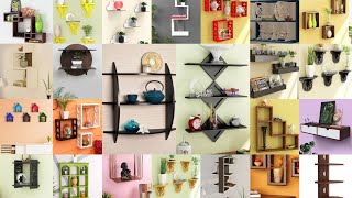 24 interesting ideas for interior wall decoration Shelves on the wall for storing items in the house