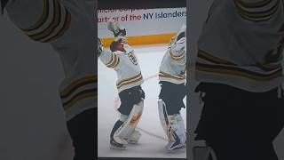 Ullmark and Swayman Goalie Hug Bruins win 5-4!! 12/15/23