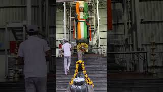 Hanuman Ji Decorated in Indian Flag #hanuman #religion #india #travel #mahadev #hindupilgrimage