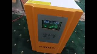 Pengetesan Inverter Hybrid PLTS Prime 1000W