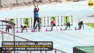 Arequipa: Torneo de Atletismo - III Zapatillita de Oro Navideño - Club Huillca Sport (60 metros)