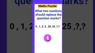 What number should replace the question mark? #shorts #puzzle  #mathspuzzle