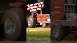 #rowdy #red #caseih #tractorpulling #startingline #pullingtractor #harvester #diesel #tractor #fyp