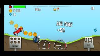 Reached 1109m - Playing Hill Climb Racing 