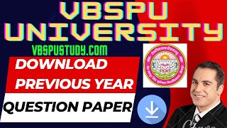 VBSPU University Uttar Pradesh Previous Year Question Paper Free Download | VBSPUSTUDY.COM