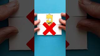 Lisa Simpson paper folding game #simpsons #lisasimpson