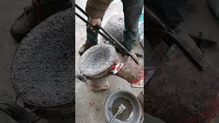 Handmade aluminum pot production process