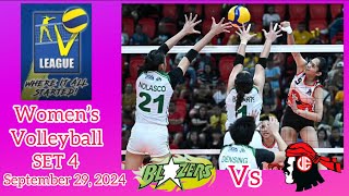 UE LADY WARRIORS VS ST BENILDE LADY BLAZERS SET 4 WOMEN’S VOLLEYBALL V LEAGUE WHERE IT ALL STARTED