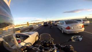 Motovlog Tenere 250 no corredor.