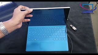 How to Reinstall Window 10 Surface Pro 4 from a USB Pen Drive | How to Change Surface UEFI Screen