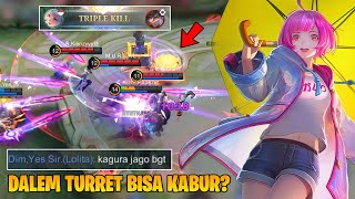 Kagura Unexpected Escape pt.2! Sekarat Tapi Bisa Kill Gusion Tanpa Ulti | Mobile Legends