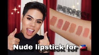 SWAK NA NUDE LIPSTICK PARA SA PINAY (local brands)