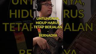 Bernadya - Untungnya, Hidup Harus Tetap Berjalan | Soul Ver. Cort Artisan Space 5 SDB #bass #music