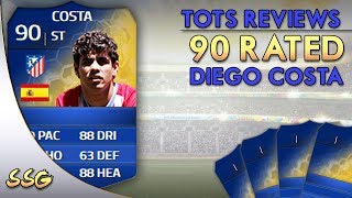 Fifa 14 Ultimate Team | TOTS Reviews | 90 RATED DIEGO COSTA! w/Gameplay