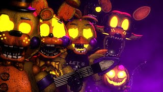 [FNAF C4D SPEED ART] FNAF Movie Poster Halloween Toys Version