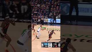 Derrick Jones Jr. blocks Chet Holmgren and then fast break Slam Dunk 🔥🔥 #insidethenba #shorts