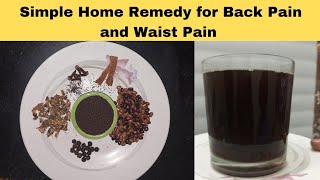 Simple Natural Home Remedy for Back Pain and Waist Pain | Easy Home Remedy Treatment in Tamil