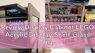 Review Display Cabinet LEGO Acrylic Display Shelf Glass Display Cabinet Model Toy Cabinet Shelf (AQ