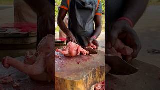 VERA LEVEL 30 SECOND CHICKEN CUTTING CHALLENGE #shortsfeed #chickencuttingskills #shorts #chicken