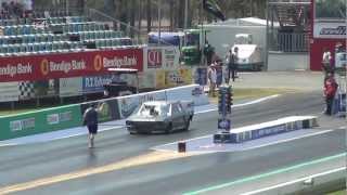 Willowbank Raceway ANDRA Competitor Test Day 2012 Supercharged Ford Mustang