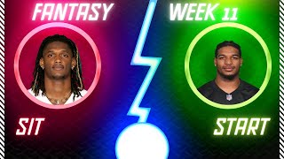 Fantasy Football Week 11 Start 'Em Sit 'Em