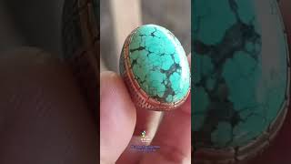 Natural Hubei Turquoise #gemstonejewelry