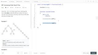 LeetCode 897. [easy] Increasing Order Search Tree