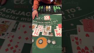 I split 4 tens, you won’t believe what happens #casino #gambling #lasvegas #blackjack #gamble