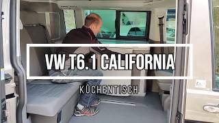 VW T6.1 California - Küchentisch