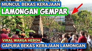 viral di lamongan❗muncul gapura bekas kerajaan jenggala dan goa pertapaan di lamongan