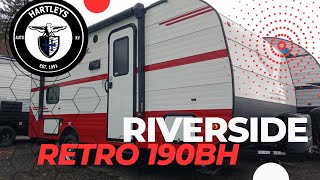 2022 Riverside RV Retro 190BH walkthrough with Dustin Hartleys RV