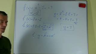 x^2-2x+3 -Teil 4 - Tangente an eine Funktion