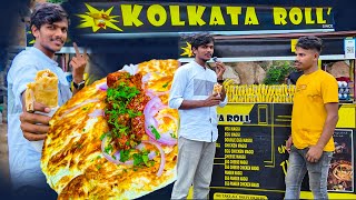 Kolkata's Most Famous Egg Chicken Roll | Egg Roll Street Food India | Hyderabad Street Food